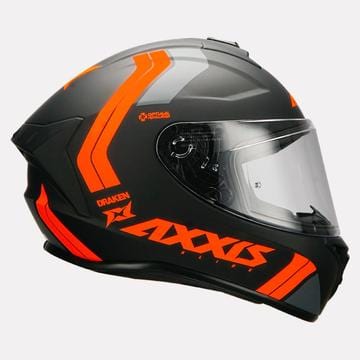 Axxis Kapalı Kask Draken Slıde Mat Fluor Turuncu