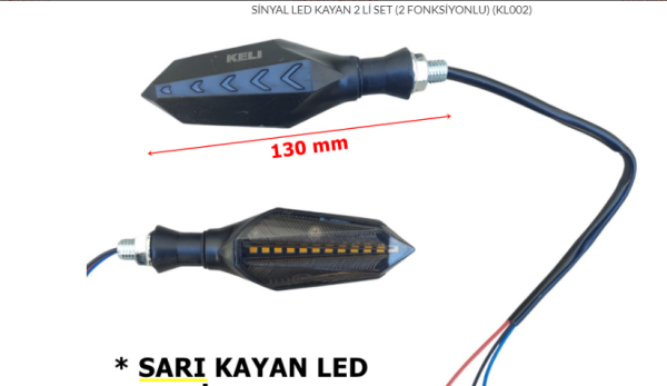 Monero Sinyal Led Sarı Kayan 2 Fonksiyonlu Mavi Park Takım Kl002 E Belgeli Monero Sinyal Led Sarı Kayan 2 Fonksiyonlu Mavi Park Takım Kl002 E Belgeli